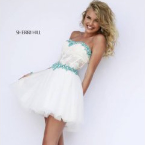 short white corset dress